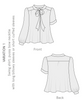 Sarah Shirt & Dress - PDF sewing pattern UK 2-38