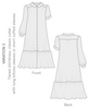 Sarah Shirt & Dress - PDF sewing pattern UK 2-38
