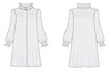 Marie Shirt & Dress - PDF sewing pattern UK 2-38