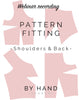 Pattern fitting: Shoulders & back - WEBINAR RECORDING