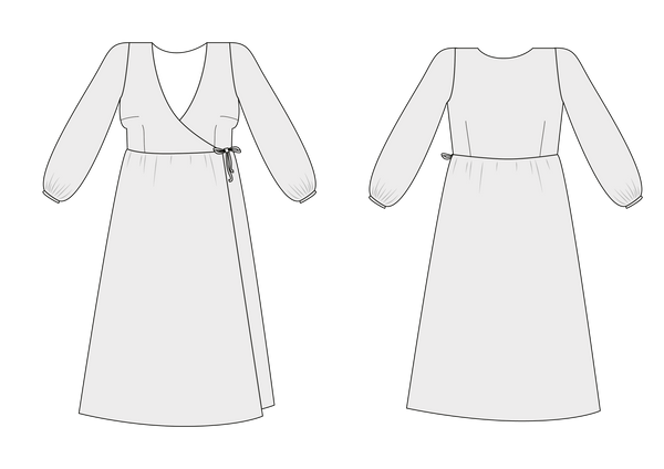 Hand Hannah Pattern Hannah Dress Sewing Pattern – By Hand London