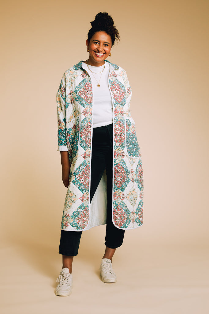 Quilt Coat PDF Sewing Pattern & Instruction Booklet - The Coast Coat
